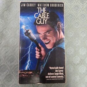 The Cable Guy VHS 1996 Jim Carrey Matthew Broderick Dark Comedy Movie 82423